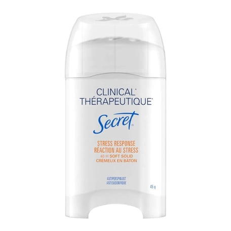 Secret Clinical Antiperspirant and Deodorant Soft Solid, Stress Response