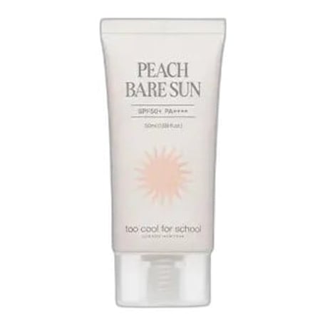 Too Cool For School Peach Bare Sun