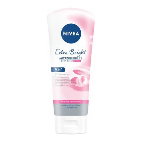 Nivea Extra Bright Microbubbles Scrub