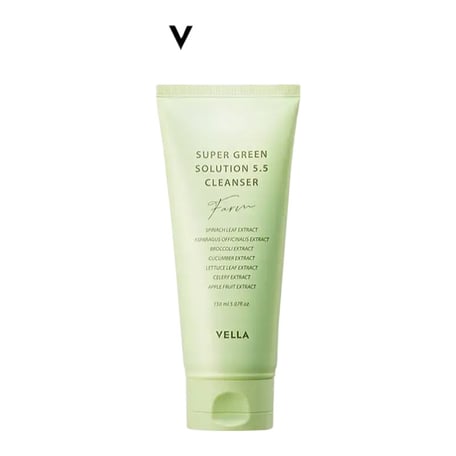 Vella Super Green Solution 5.5 Cleanser