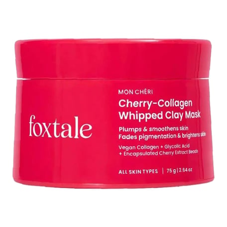 Foxtale Cherry-Collagen Whipped Clay Mask