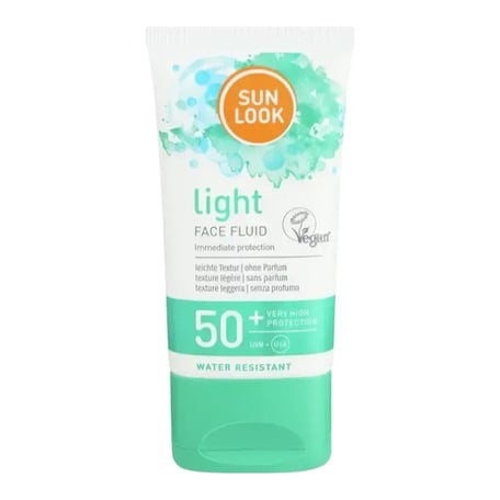 Sun Look Light Face سائل واقٍ من الشمس SPF 50+