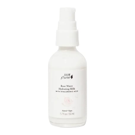 100% Pure Rose Water Hydrating Milk