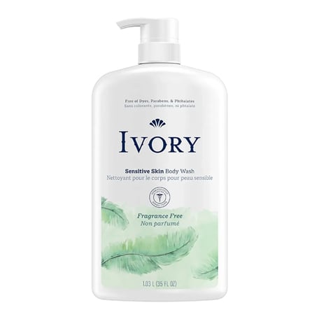 Ivory غسول للجسم للبشرة الحساسة