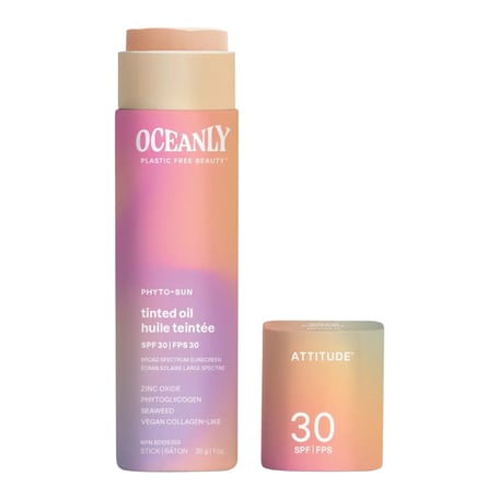 アティチュード オーシャンリー ソリッド ティンテッドオイル SPF30