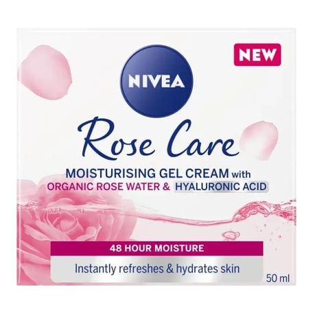 Nivea Rose Care Moisturising Gel Cream