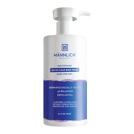 Mannlich Multivitamin Bacne Clear Body Wash