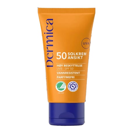 Dermica Solkrem Ansikt SPF 50
