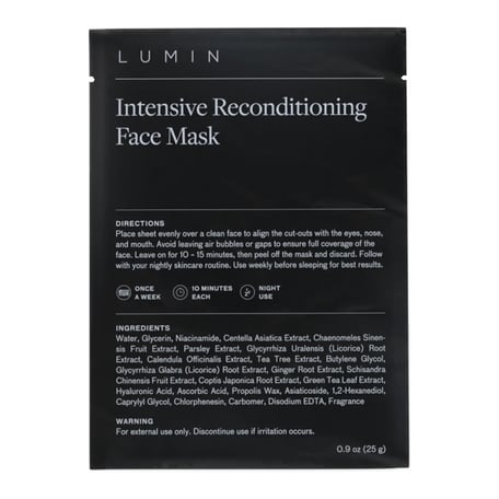 Lumin قناع وجه مكثف لإعادة التأهيل