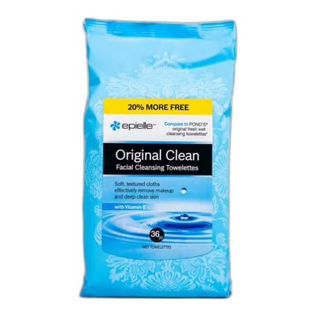 Epielle Original Clean Facial Cleansing Tissues