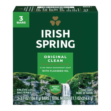 Irish Spring Original Deodorant Bar Soap