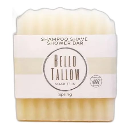 Bello Tallow Shampoo Shave Shower Bar