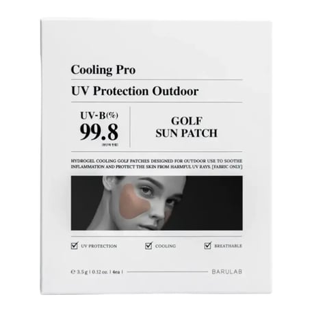 Barulab Cooling Pro UV Protection Outdoor Golf Sun Patch