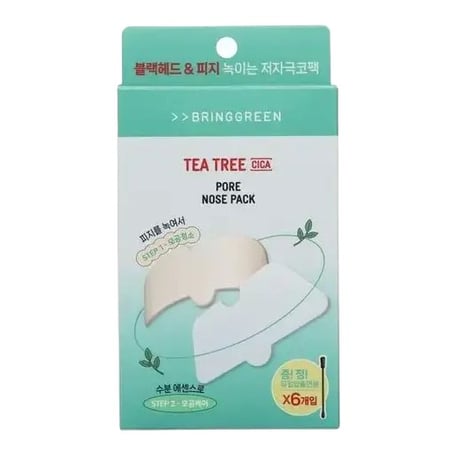 Bring Green Tea Tree Pore Nose Pack