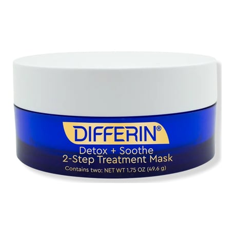 Differin Detox + Soothe 2-Step Treatment Mask
