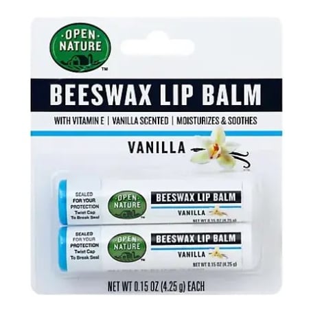 Open Nature Vanilla Beeswax Lip Balm