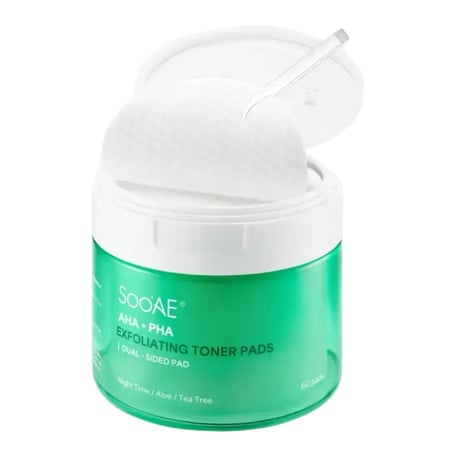 Soo'AE AHA + PHA Exfoliating Toner Pads