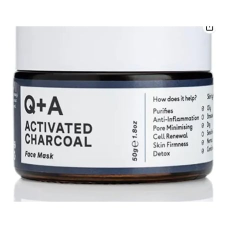 Q + A Activated Charcoal Face Mask