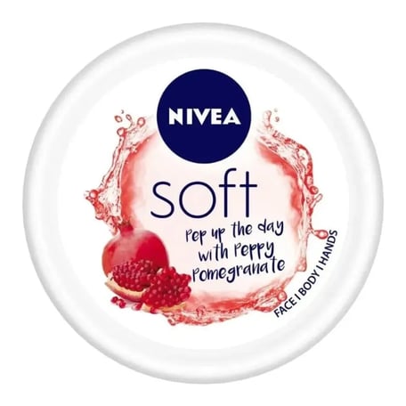 Nivea Soft Moisturizing Pomegranate Cream