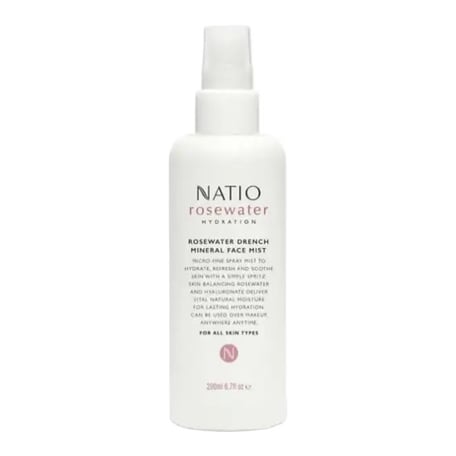 Natio Rosewater Drench Mineral Face Mist