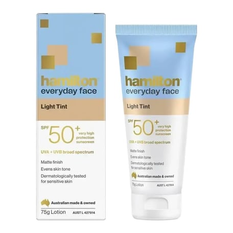 Hamilton Everyday Face Matte Tinted Sunscreen SPF 50+