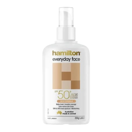 Hamilton SPF 50+ Everyday Face Cream