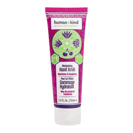human+kind Hand Scrub Elderflower & Raspberry