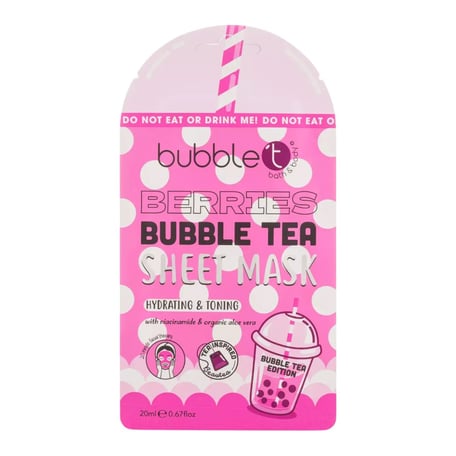Bubble 'T قناع Berries Bubble Tea الورقي بالتوت