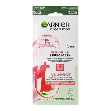 Garnier Hyalu-Melon Replumping Serum Sheet Mask