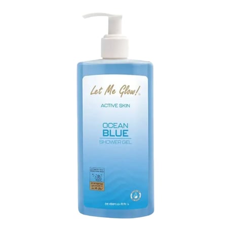 Let Me Glow Ocean Blue Shower Gel