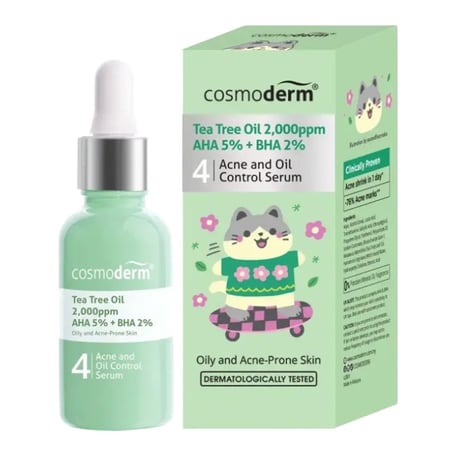 Cosmoderm Tea Tree Oil Refining Oil Control Serum