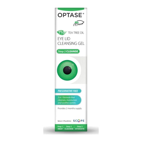 Optase TTO جل لتنظيف الجفون