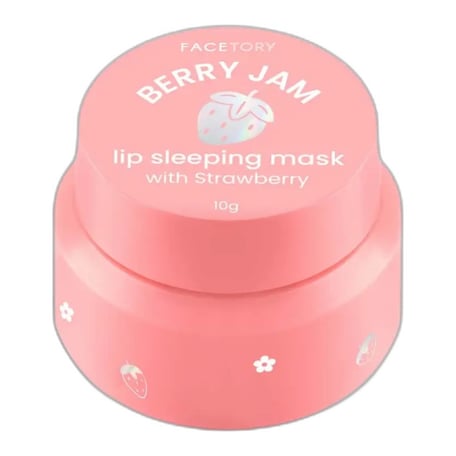 Facetory Berry Jam Lip Sleeping Mask With Strawberry