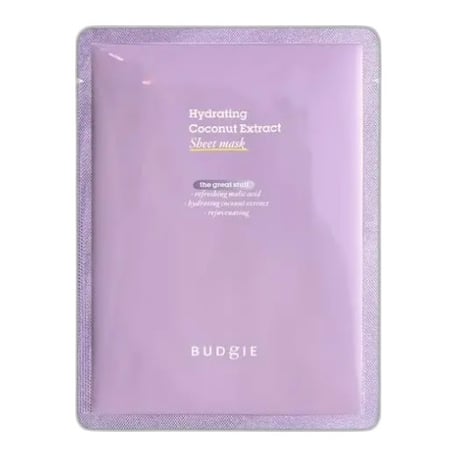 Budgie Hydrating Coconut Extract Sheet Mask