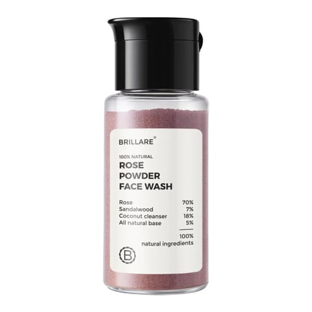 Brillare Rose Powder Face Wash