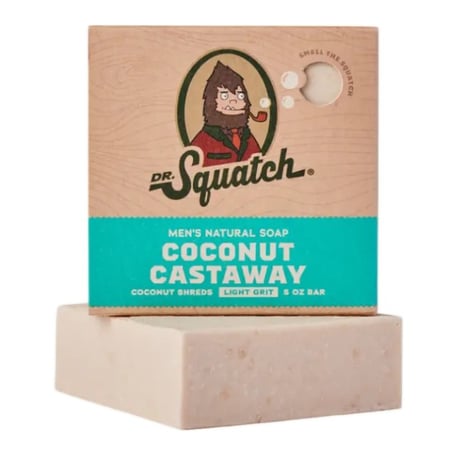 Dr. Squatch Coconut Castaway Bar Soap