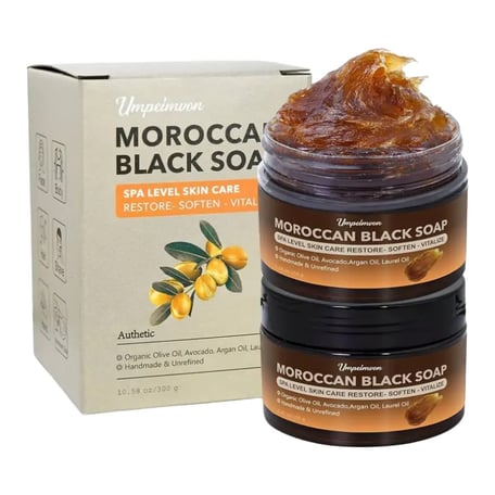 Umpeimvon Moroccan Black Soap