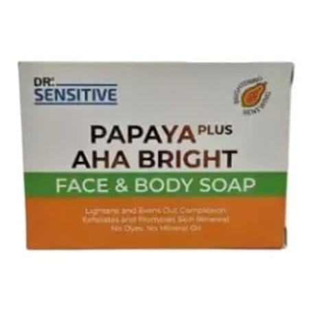 Dr. Sensitive Papaya Plus AHA Bright Face & Body Soap