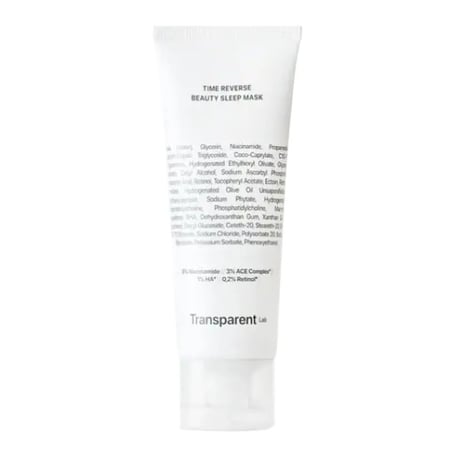 Transparent Lab Time Reverse Beauty Sleep Mask