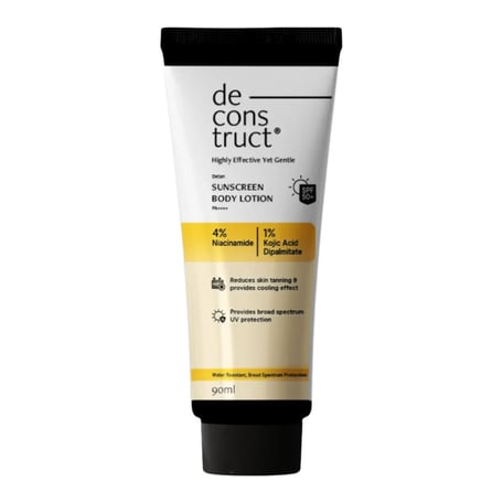 Deconstruct Detan Sunscreen Body Lotion SPF 50+