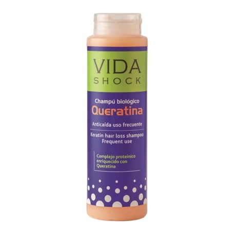 Vida Shock Champú Biológico Queratina Anticaida