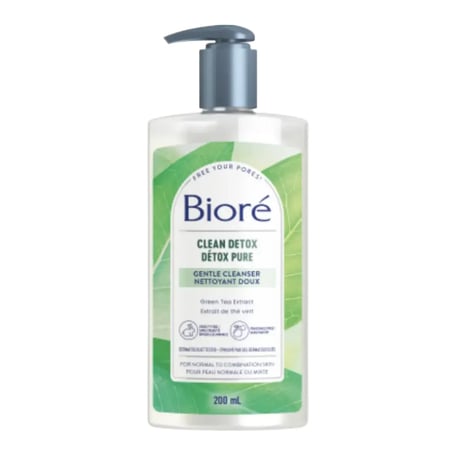 Biore Clean Detox Gentle Cleanser