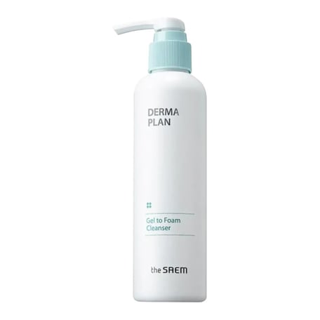 The Saem Derma Plan Gel To Foam Cleanser
