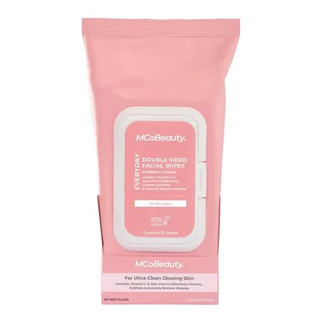 MCoBeauty. Double Sided Facial Wipes