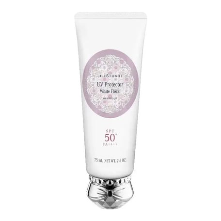 Jill Stuart UV Protector White Floral SPF 50+