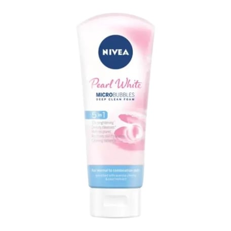 Nivea Pearl White Microbubbles Deep Clean Foam