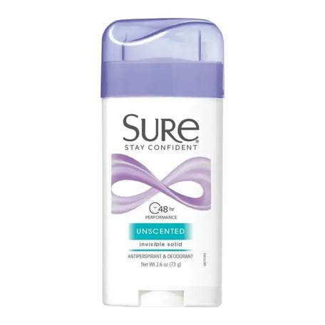 Sure Invisible Solid Antiperspirant Deodorant Stick