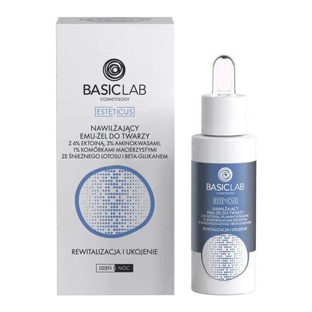 BasicLab Esteticus Moisturizing Emu-Gel With 6% Ectoin
