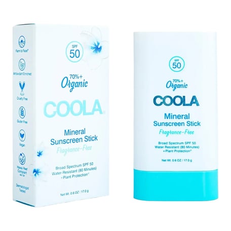COOLA Mineral Organic Sunscreen Stick SPF 50