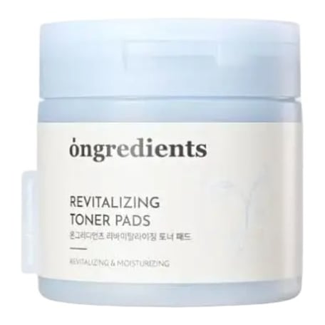 ongredients Revitalizing Toner Pad